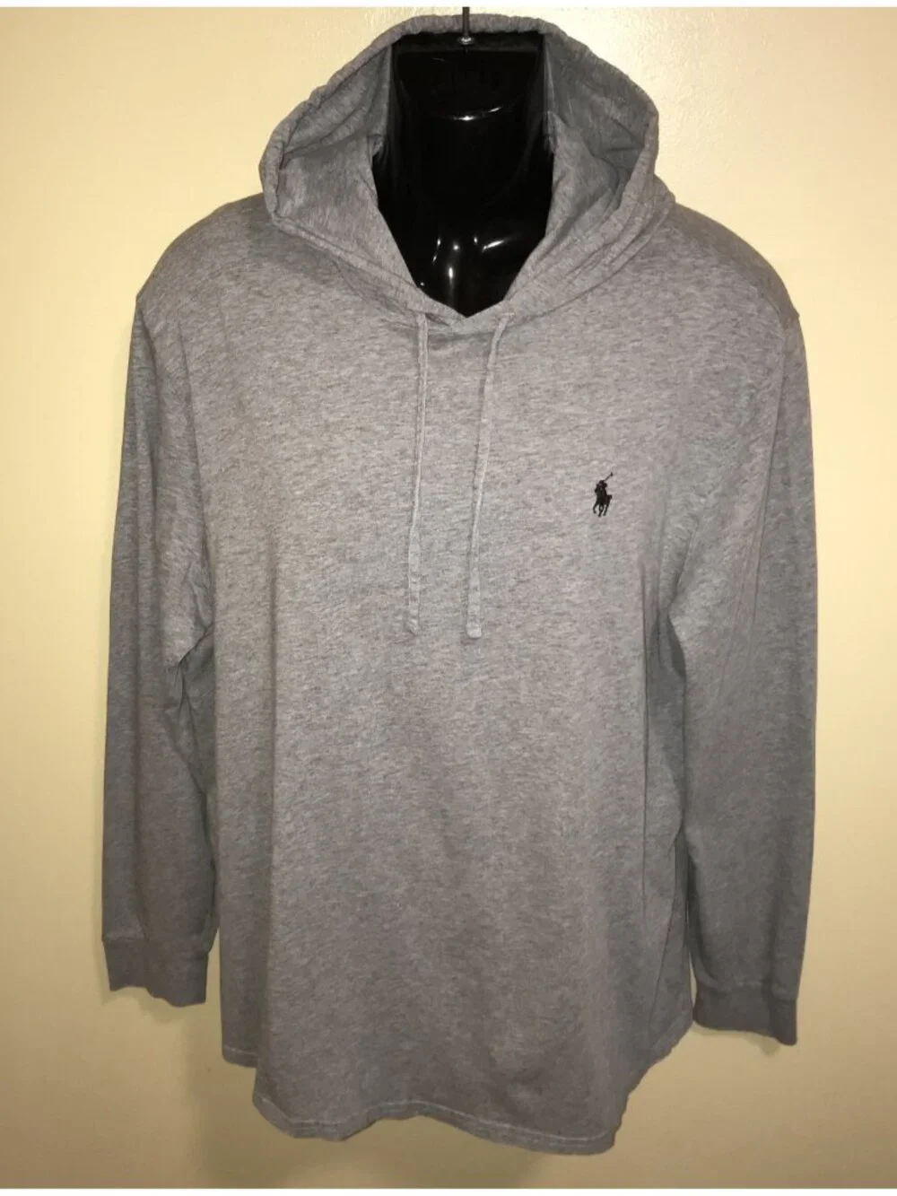 Men's Polo Ralph Lauren Hooded Long Sleeve T-shirt-Size XL